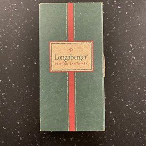 2001 Longaberger Pewter Santa Key